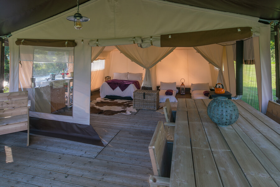 Masons Safari Tent Interior