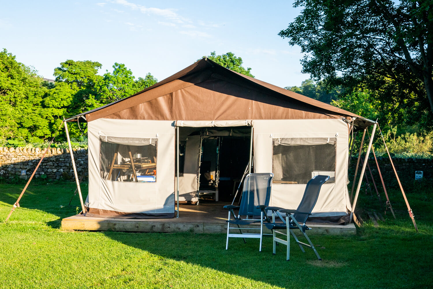 Masons Campsite Safari tent Exterior
