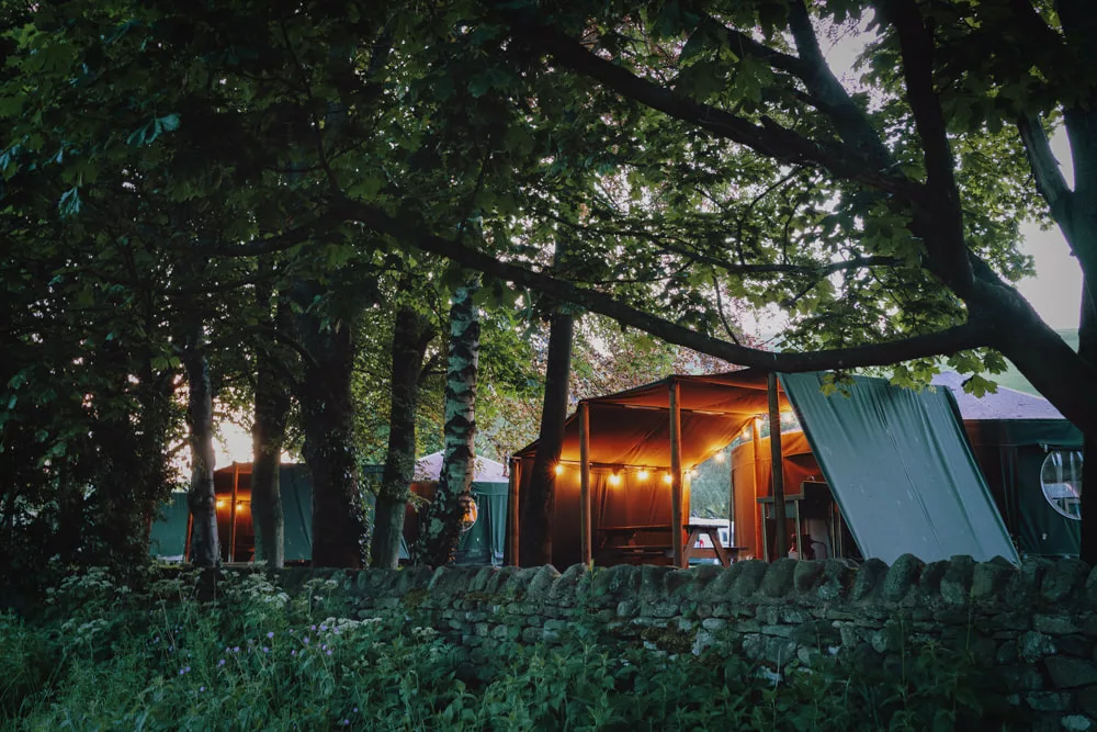 Glamping at Masons Campsite